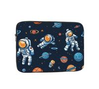 MJHKXLJ Astronaut Space Basketball Prints Portable Laptop Sleeve Case 10 inch for Shockproof Protection and Lightweight Travel