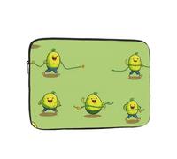 MJHKXLJ Avocado Rope Skipping Prints Portable Laptop Sleeve Case 10 inch for Shockproof Protection and Lightweight Travel
