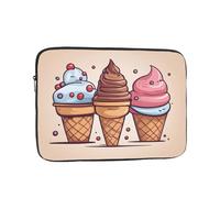 MJHKXLJ Cartoon ice Cream Cone Prints Portable Laptop Sleeve Case 15 inch for Shockproof Protection and Lightweight Travel