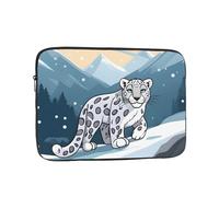MJHKXLJ Cartoon Snow Leopard Prints Portable Laptop Sleeve Case 15 inch for Shockproof Protection and Lightweight Travel