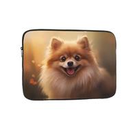 MJHKXLJ Cute Pomeranian Prints Portable Laptop Sleeve Case 13 inch for Shockproof Protection and Lightweight Travel