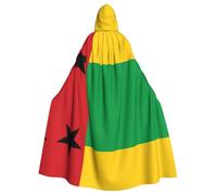MJHKXLJ Flag of Guinea-Bissau Prints Hooded Cloak for Halloween, Role-Playing, and Costume Parties