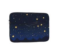 MJHKXLJ Golden Stars in The Night Sky Prints Portable Laptop Sleeve Case 17 inch for Shockproof Protection and Lightweight Travel
