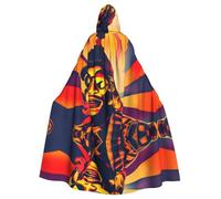 MJHKXLJ Goodlooking Hello Sunshine Prints Hooded Cloak for Halloween, Role-Playing, and Costume Parties