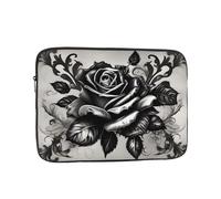 MJHKXLJ Gothic Rose Prints Portable Laptop Sleeve Case 13 inch for Shockproof Protection and Lightweight Travel