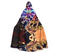 MJHKXLJ Grand Canyon Prints Hooded Cloak for Halloween, Role-Playing, and Costume Parties