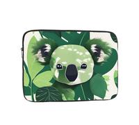 MJHKXLJ Green Leaf Koala Prints Portable Laptop Sleeve Case 13 inch for Shockproof Protection and Lightweight Travel