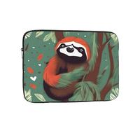 MJHKXLJ Hug Tree Sloth Prints Portable Laptop Sleeve Case 13 inch for Shockproof Protection and Lightweight Travel