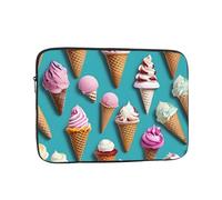 MJHKXLJ Ice Cream Cones Prints Portable Laptop Sleeve Case 12 inch for Shockproof Protection and Lightweight Travel