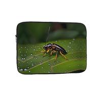 MJHKXLJ Insects on Leaves Prints Portable Laptop Sleeve Case 13 inch for Shockproof Protection and Lightweight Travel