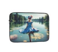 MJHKXLJ Lake Fairy Prints Portable Laptop Sleeve Case 13 inch for Shockproof Protection and Lightweight Travel