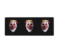 MJHKXLJ Leonardo_Vision_XL_Clown_Mask_1 Printed Extra Large Mouse pad Mousepad Computer Office Gaming Keyboard Thickened Version 12x31.5in