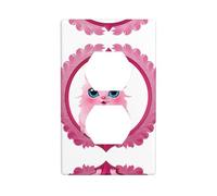 MJHKXLJ Little Monster in The Wreath Printed Double Socket Wall Panel Electrical Socket Cover Plate Shatter Decoration Durable 4.5x2.76in