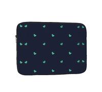 MJHKXLJ Lovely Blue Background Prints Portable Laptop Sleeve Case 17 inch for Shockproof Protection and Lightweight Travel
