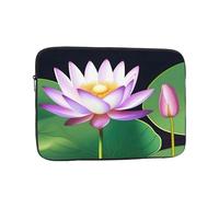 MJHKXLJ Magic Lotus Floral Prints Portable Laptop Sleeve Case 10 inch for Shockproof Protection and Lightweight Travel