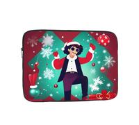 MJHKXLJ Merry Christmas Wishes Prints Portable Laptop Sleeve Case 10 inch for Shockproof Protection and Lightweight Travel