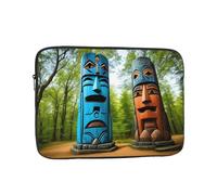 MJHKXLJ Mysterious Totems Prints Portable Laptop Sleeve Case 10 inch for Shockproof Protection and Lightweight Travel