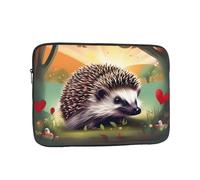MJHKXLJ Nature Lovely Hedgehog Lovers Prints Portable Laptop Sleeve Case 10 inch for Shockproof Protection and Lightweight Travel