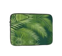 MJHKXLJ Palm Tree Green Leaves Prints Portable Laptop Sleeve Case 13 inch for Shockproof Protection and Lightweight Travel