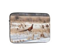 MJHKXLJ Pheasant Hunting Prints Portable Laptop Sleeve Case 15 inch for Shockproof Protection and Lightweight Travel