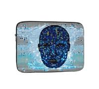 MJHKXLJ The Blue Binary Prints Portable Laptop Sleeve Case 13 inch for Shockproof Protection and Lightweight Travel