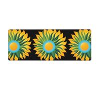 MJHKXLJ The Growing Sun Printed Extra Large Mouse pad Mousepad Computer Office Gaming Keyboard Thickened Version 12x31.5in