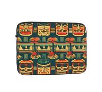 MJHKXLJ Vintage Aloha Tiki Pattern Prints Portable Laptop Sleeve Case 12 inch for Shockproof Protection and Lightweight Travel