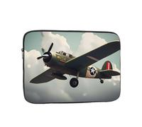 MJHKXLJ World War 2 Aircraft Airplane Prints Portable Laptop Sleeve Case 15 inch for Shockproof Protection and Lightweight Travel