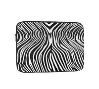 MJHKXLJ Zebra Print Prints Portable Laptop Sleeve Case 17 inch for Shockproof Protection and Lightweight Travel