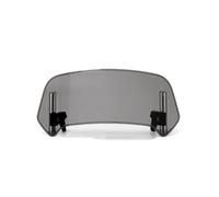 MJHQWE Motorcycle Windshield Screen for CB125F Standard 2015-2024 Front Wind Deflector Windscreen Sports Visor Motorcycle Accessories,140mm*360mm-Gris