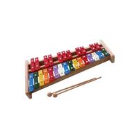 MJHYUGR 27 Note Glockenspiel Xylophone For Beginners With Mallets Professional Lightweight(A)
