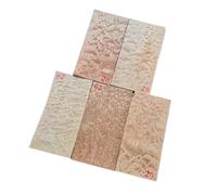 MJHYUGR 5pcs Pattern Shabili Water Wave Pattern Guitar Headstock Veneer Head Plate Making Material Guitar DIY MaterialWooden(20)
