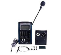 MJHYUGR 6pcs 5 Bands Acoustic Guitar Pickup EQ Equalizer LCD Tuner Piezo Pickup Guitar Parts With Mic Professional acoustic guitar pickups(5 with Mic)