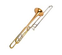 MJHYUGR Alto Trombone Phosphor Copper White Copper Instrument B Flat To F Tone BB/F Tone Professional Performance