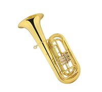 MJHYUGR B Flat/three Flat Key Trumpet Large Trumpet Three Straight Key Trumpet Small Trumpet(Tuba)