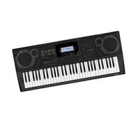 MJHYUGR Beginners Electronic Keyboard Electronic Keyboard Portable 61-Key Multi-Timbre Professional Performance Electronic Keyboard Black With Stand