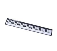 MJHYUGR Beginners Electronic Keyboard Portable Electronic Keyboard 88-key Professional Version Multi-function Adult Beginner Keyboard Home Black