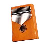MJHYUGR Beginners Kalimba Kalimba 17 Keys Thumb Piano Mahogany Acacia Wood Body Music Lovers Playing Accessories For Beginners(Sun)