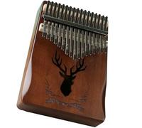 MJHYUGR Beginners Kalimba Thumb Piano 17-tone Electric Box Finger Piano Kalimba Portable Musical Instrument Acacia Wood Brown Adjustment-free