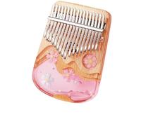MJHYUGR Beginners Kalimba Thumb Piano Transparent Kalimba 17-note Beginner Finger Piano Musical Instrument Gift 17-note Resin With Gift Box(1)