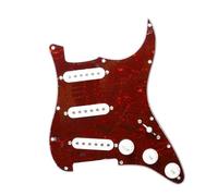 MJHYUGR Comes With Full Set Alnico 3 Prewired For ST Pickguard 3 Single Coil Pickups Loaded Pickup(11)
