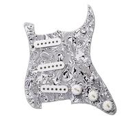 MJHYUGR Comes With Full Set Alnico 3 Prewired For ST Pickguard 3 Single Coil Pickups Loaded Pickup(13)