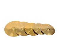 MJHYUGR cymbals set Drum Cymbals Acoustic Cymbals Brass Alloy Five-piece Set Scratch Cymbals Fork Cymbals Jazz Drums(5)