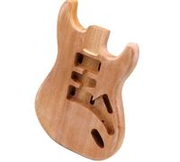 MJHYUGR Guitar Body DIY Accessory For ST Semi-finished Electric Guitar Body DIY Guitar Professional Modified Instrument Oko Wood Original Color