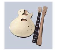 MJHYUGR Guitar Body DIY Accessory One Unfinished Electric Guitar Body With One Guitar Neck, Full Set Of Guitar