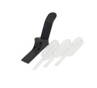 MJHYUGR guitar making kit Guitar Sound Beam Crack Auxiliary Bonding Wedge Folk Classical Panel Tonewood Detachment Clip Repair Tool(Black)