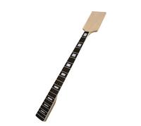 MJHYUGR Guitar neck fretboard 20 Frets Paddle Headstock DIY Maple Electric Bass Guitar Neck Rosewwood Fingerboard Inlay Block Guitar Accessories