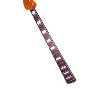 MJHYUGR Guitar neck fretboard 20 Frets Reverse Headstock Maple 4 Strings Electric Bass Guitar Neck With Rosewood Fingerboard Glossy Paint Guitar Parts