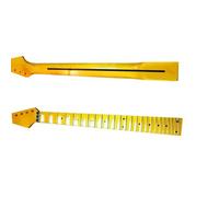 MJHYUGR Guitar neck fretboard 22/24 Frets Reverse Headstock Maple Electric Guitar Neck Maple Scallop Fretboard Accessories Parts(22)