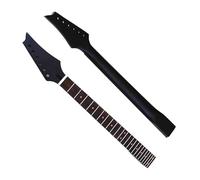 MJHYUGR Guitar neck fretboard 6-string 24-fret Electric Guitar DIY Neck With Maple Red Tone Point Black Matte Instrument Guitar Accessories Neck